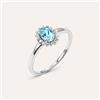 Stroili Anello Solitario Kate Amélie Oro Bianco Topazio Cubic Zirconia