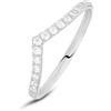 Stroili Anello Claire Oro Bianco Zircone