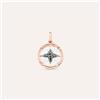 Stroili Pendente L'homme Diamant Oro Bicolore Diamante