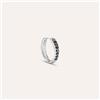 Stroili Mono Orecchino A Cerchio L'homme Diamant Oro Bianco Diamante
