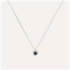 Stroili Collana Charlotte Oro Bianco Zaffiro Diamante