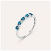 Stroili Anello Riviere Amélie Oro Bianco Topazio Cubic Zirconia