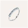 Stroili Anello Riviere Amélie Oro Bianco Topazio Cubic Zirconia