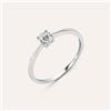 Stroili Anello Solitario Claire Oro Bianco Cubic Zirconia