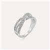Stroili Anello Fascia Claire Oro Bianco Zircone