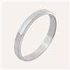 Stroili Fede Classica Diamantata 3 mm Oro Bianco