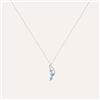 Stroili Collana Amélie Oro Bianco Topazio Cubic Zirconia Cubic Zirconia