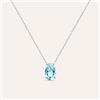 Stroili Collana Punto Luce Amélie Oro Bianco Topazio Cubic Zirconia