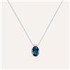 Stroili Collana Punto Luce Amélie Oro Bianco Topazio Cubic Zirconia