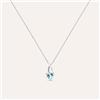 Stroili Collana Amélie Oro Bianco Topazio Cubic Zirconia