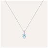 Stroili Collana Punto Luce Amélie Oro Bianco Topazio Cubic Zirconia