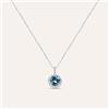Stroili Collana Punto Luce Amélie Oro Bianco Topazio Cubic Zirconia