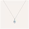 Stroili Collana Amélie Oro Bianco Topazio Cubic Zirconia