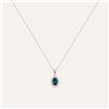 Stroili Collana Amélie Oro Bianco Topazio Cubic Zirconia