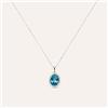 Stroili Collana Amélie Oro Bianco Topazio Cubic Zirconia