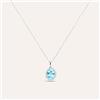 Stroili Collana Amélie Oro Bianco Topazio Cubic Zirconia