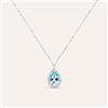 Stroili Collana Punto Luce Amélie Oro Bianco Topazio Cubic Zirconia