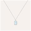 Stroili Collana Amélie Oro Bianco Topazio Cubic Zirconia