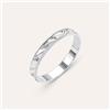 Stroili Fede Classica Diamantata 3 mm Oro Bianco