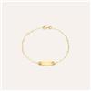 Stroili Bracciale Con Targhetta Holy Oro Giallo