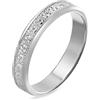 Stroili Fede Classica Diamantata 3.5 mm Oro Bianco