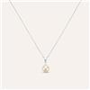 Stroili Collana Gabrielle Oro Bianco Perla D'Acqua Dolce