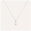 Stroili Collana Gabrielle Oro Bianco Perla D'Acqua Dolce