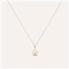 Stroili Collana Gabrielle Oro Bianco Perla D'Acqua Dolce