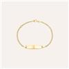 Stroili Bracciale Con Targhetta Holy Oro Giallo