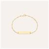 Stroili Bracciale Con Targhetta Holy Oro Giallo