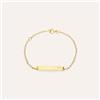 Stroili Bracciale Con Targhetta Holy Oro Giallo