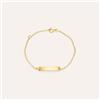Stroili Bracciale Con Targhetta Holy Oro Giallo