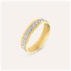 Stroili Fede Classica Diamantata 4.5 mm Oro Bicolore
