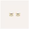 Stroili Orecchini Lobo Bon Ton Oro Giallo Cubic Zirconia
