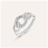 Stroili Anello Fascia Sophia Oro Bianco Diamante