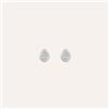 Stroili Orecchini Lobo Bon Ton Oro Bianco Cubic Zirconia
