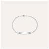 Stroili Bracciale Con Targhetta Holy Oro Bianco