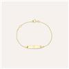 Stroili Bracciale Con Targhetta Holy Oro Giallo