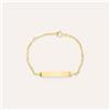 Stroili Bracciale Con Targhetta Holy Oro Giallo