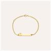 Stroili Bracciale Con Targhetta Holy Oro Giallo