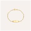 Stroili Bracciale Con Targhetta Holy Oro Giallo