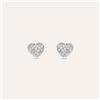 Stroili Orecchini Lobo Bon Ton Oro Bianco Cubic Zirconia