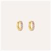 Stroili Orecchini A Cerchio Toujours Oro Giallo Cubic Zirconia