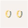 Stroili Orecchini A Cerchio Toujours Oro Giallo Cubic Zirconia