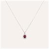 Stroili Collana Charlotte Oro Bianco Rubino Diamante
