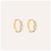 Stroili Orecchini A Cerchio Claire Oro Giallo Cubic Zirconia