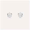Stroili Orecchini Lobo Claire Oro Bianco Cubic Zirconia