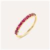 Stroili Anello Riviere Charlotte Oro Giallo Rubino
