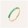 Stroili Anello Riviere Charlotte Oro Giallo Smeraldo