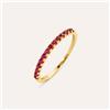 Stroili Anello Riviere Charlotte Oro Giallo Rubino